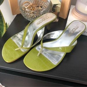 Y2K heeled Flip Flops